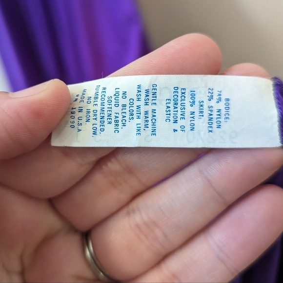 Olga Bodysilk Purple Full Sweep Nightgown Lingerie - Picture 13 of 13